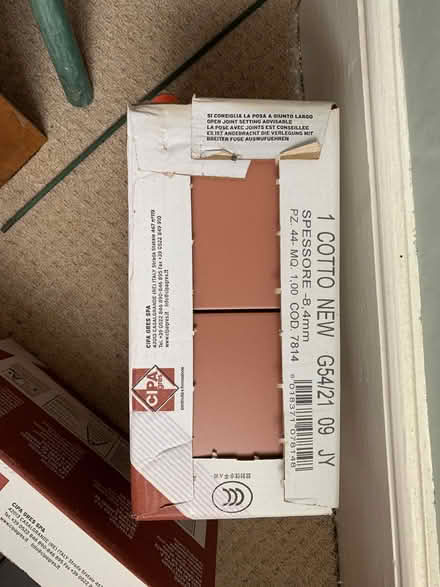 Photo of free Red porcelain tiles (Abbey Wood SE2) #1