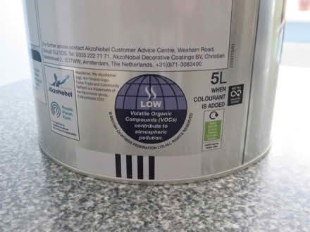 Photo of free 5L Delux Vinyl Soft Sheen - Striking Cyan (Bexhill TN39) #2