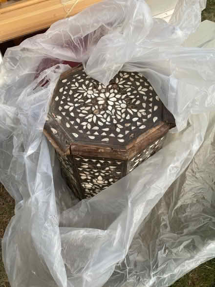 Photo of free Old inlaid side table (Oldfield Park, Bath) #1