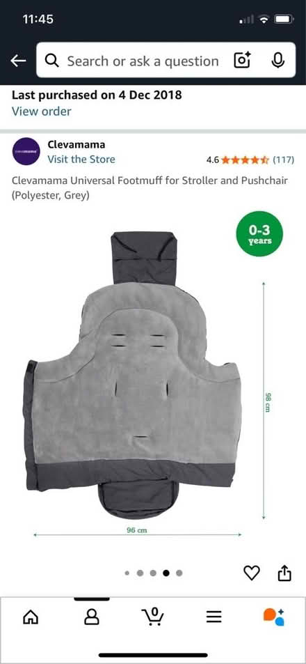 Photo of free Pushchair cover for winter (Cricket Road OX4) #4