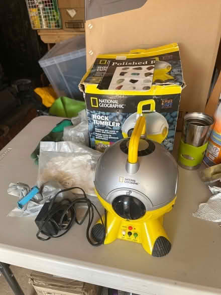 Photo of free Rock tumbler with grinding powders (Marlow Bottom SL7) #1