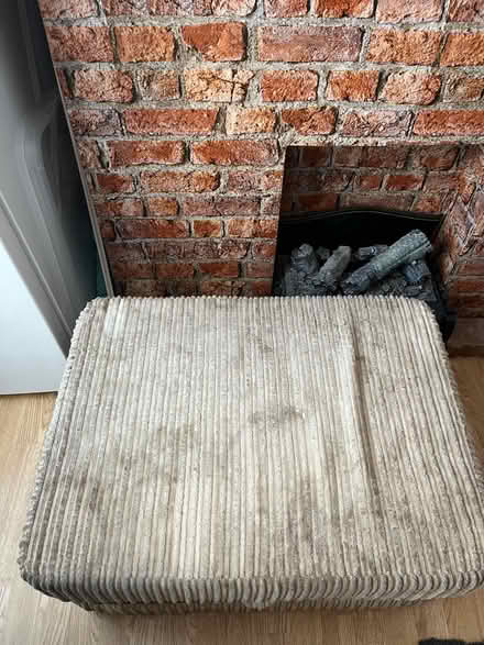 Photo of free Footstool / puffy with storage (Edlesborough LU6) #1