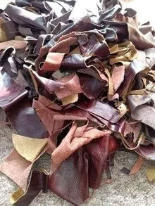 Photo of free Bag Of Leather Scraps – Great For Crafts Or DIY (CT11) #1