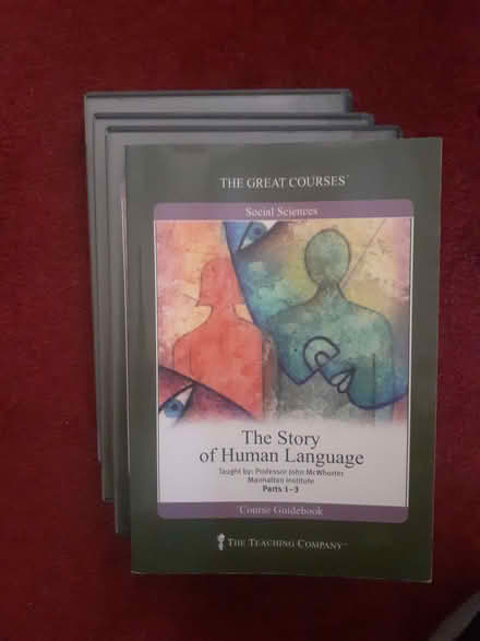 Photo of free book and 3 DVDs on "The Story of Human Language" (King's Cross N1) #1