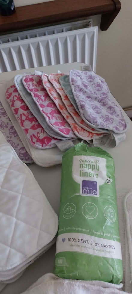 Photo of free Reusable cotton Nappies, and wraps small baby to 2 years. (Hersham KT12) #4