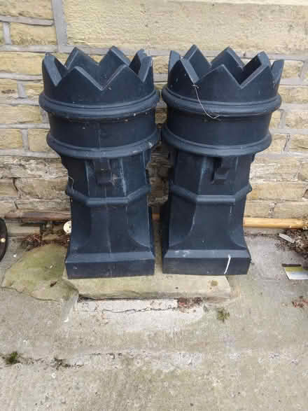 Photo of free Pair of fake chimney pots (Allerton BD15) #1