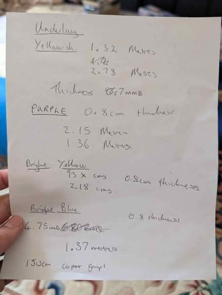 Photo of free Carpet Underlay (West Bridgford NG2) #2