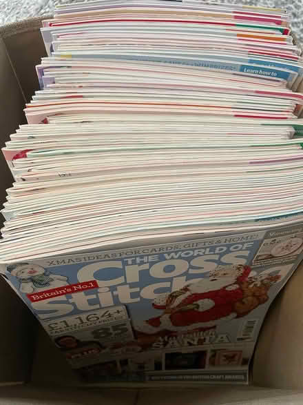 Photo of free World of Cross Stitching magazines (Halewood) #1