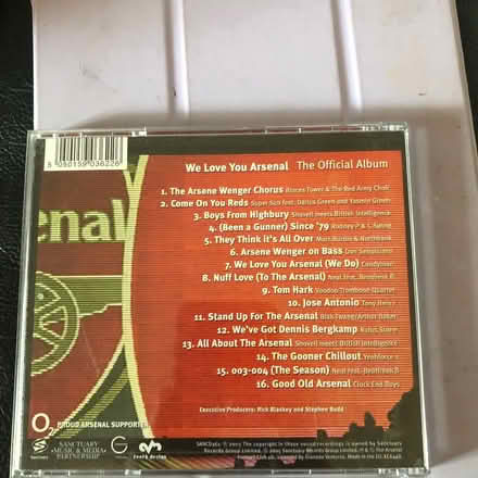 Photo of free Arsenal CD (Westbury Wilts BA13) #2