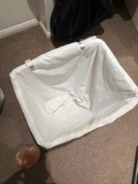 Photo of free White woven laundry basket (Highams Park) #4
