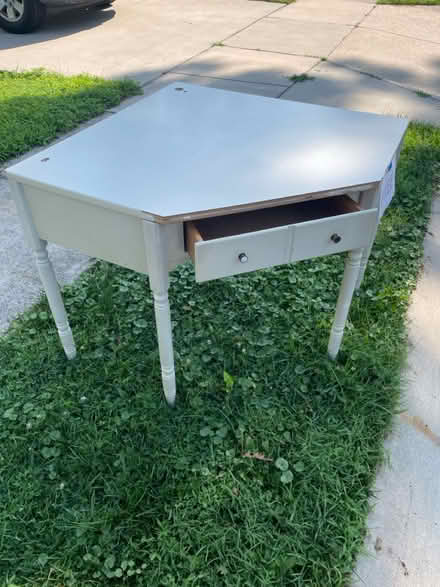 Photo of free Curb alert, vintage corner desk (Near Rockville metro) #2