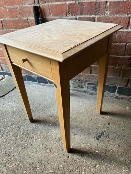 Photo of free Bedside or side table with drawer (Winkfield Row RG42) #2