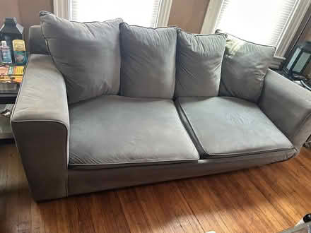 Photo of free Grey pullout couch (Washington DC) #1