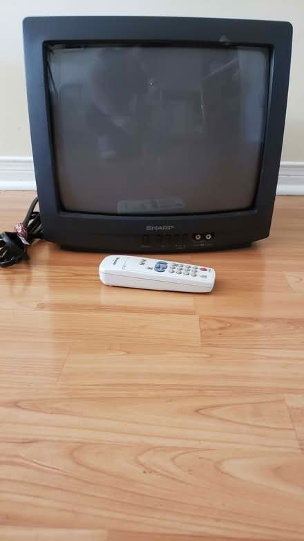 Photo of free Small Sharp TV with remote (10/eg) #1