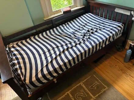 Photo of free Child's twin bed frame (Capitol Hill) #1
