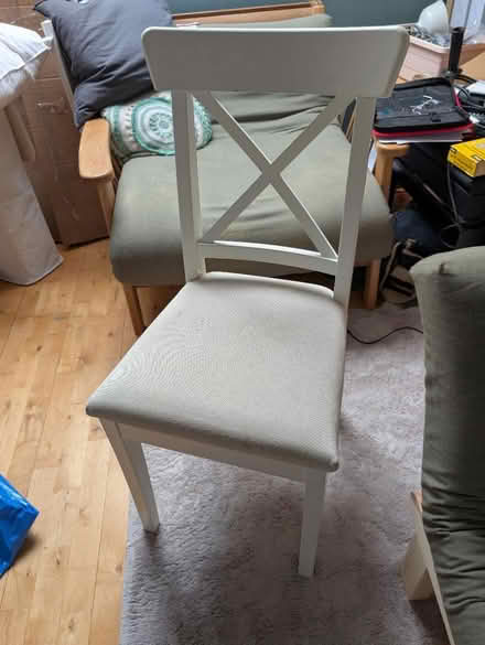 Photo of free Two white chairs (Surrey Quays SE16) #1
