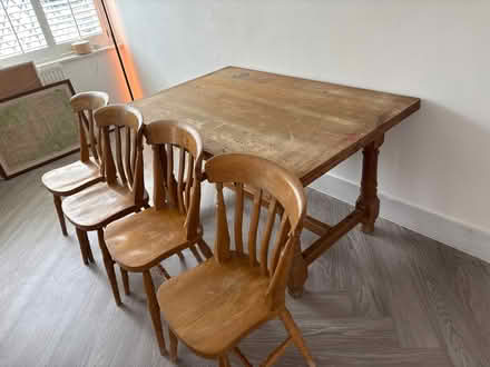 Photo of free Dining Table and Chairs (Bicester) #1