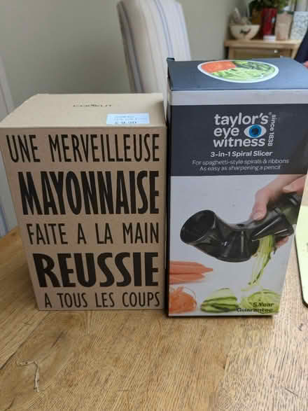 Photo of free Mayonnaise maker plus Spiral slicer (Tetbury GL8) #1