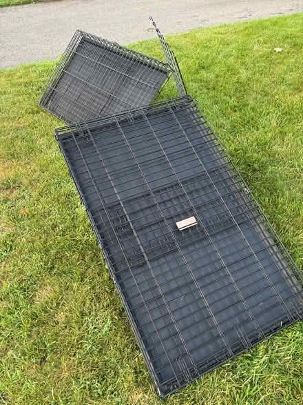 Photo of free Dog Crates - at curb (20 Rice St, Pawtucket) #1