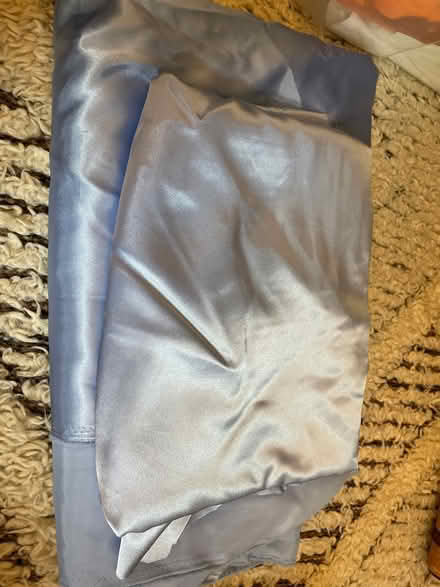 Photo of free metres of blue satinette material (Acton W3) #1