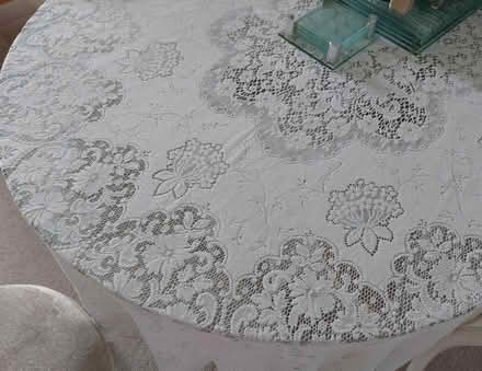 Photo of Old Fashioned/Victorian Lace Table Cloth (Weston-super-Mare BS23) #1