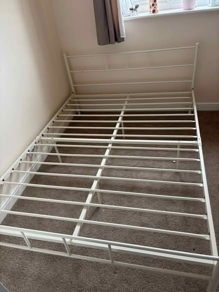 Photo of free Metal double bed (Loscoe) #1