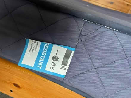 Photo of free Double bed, 4'6" std double, pine (CT2) #3