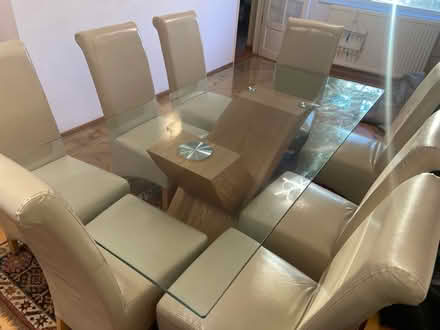 Photo of free Glass dining table for 8 people (Letchworth SG6) #2