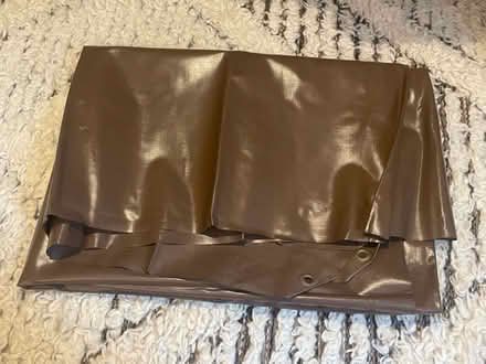 Photo of free PVC mutlipurpose brown ground sheet (Acton W3) #1
