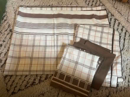 Photo of free Brown geometric single bedding set (Acton W3) #1