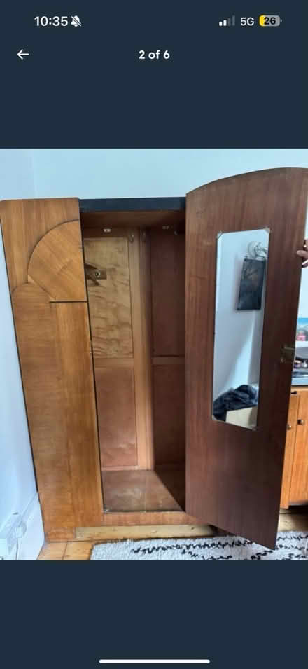 Photo of free Art deco wardrobe (G12 Hillhead) #2