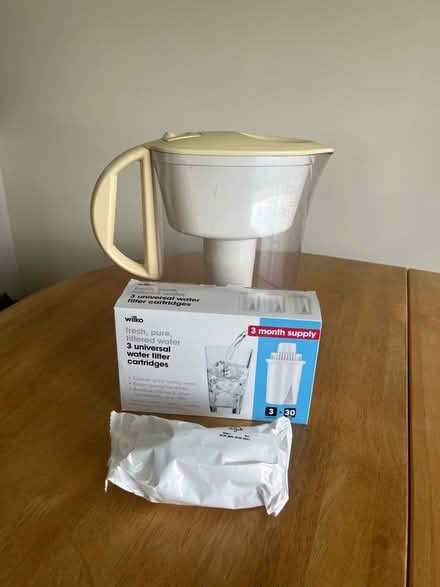 Photo of free Water filter jug and 1 x filter cartridge (Ifton Heath SY11) #1