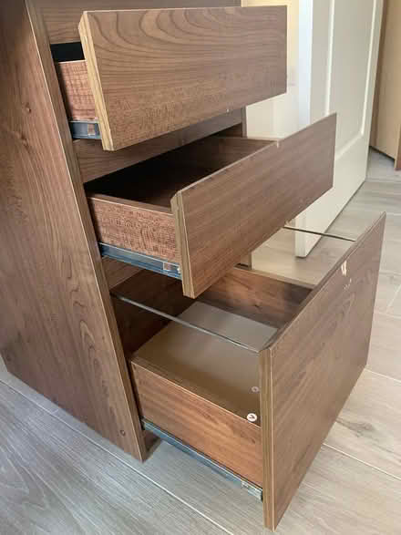 Photo of free Desk with drawers (Royston, SG8 9) #3