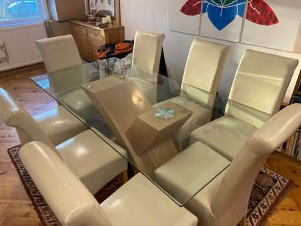 Photo of free Glass dining table for 8 people (Letchworth SG6) #3