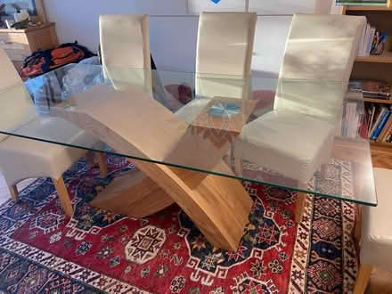 Photo of free Glass dining table for 8 people (Letchworth SG6) #1