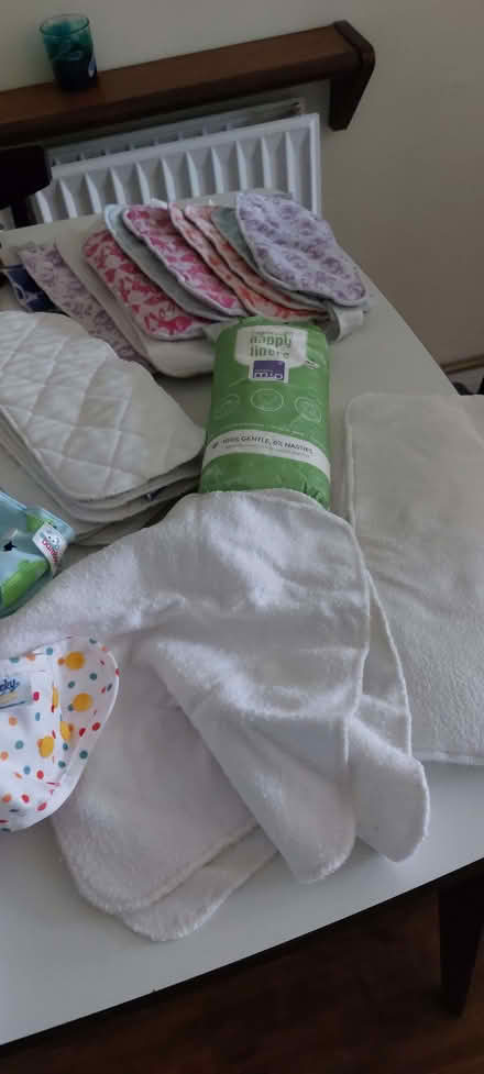 Photo of free Reusable cotton Nappies, and wraps small baby to 2 years. (Hersham KT12) #2