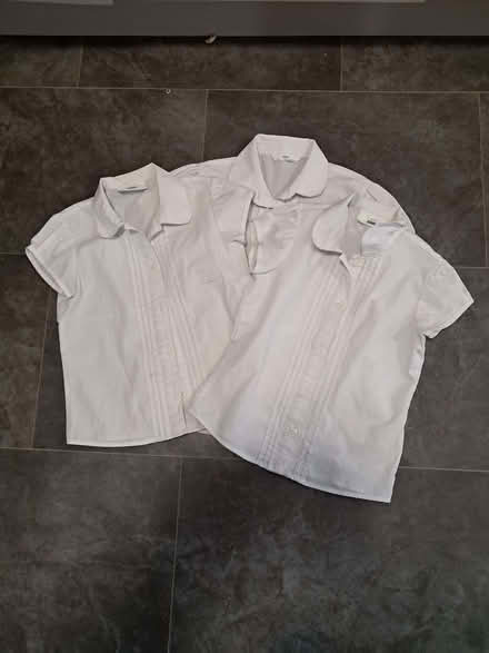 Photo of free Girls white school shirts 8years (Norcot RG30) #1