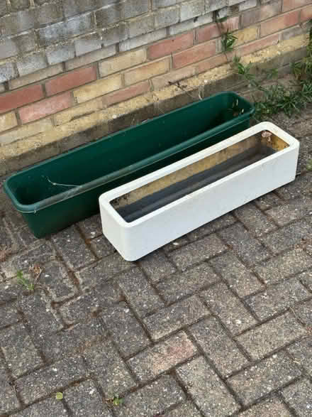 Photo of free Planters / Plant Troughs (Watton at Stone SG14) #1