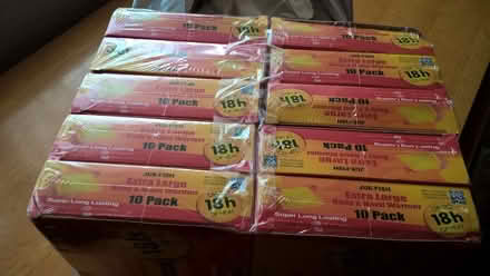 Photo of free self adhesive hand or body warmers (Clayton West HD8) #2