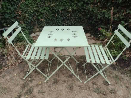 Photo of free Fold up table and chairs (Hatfield AL10) #3