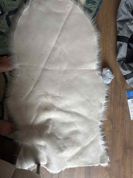 Photo of free 120cm faux sheepskin (Limehouse E1) #2