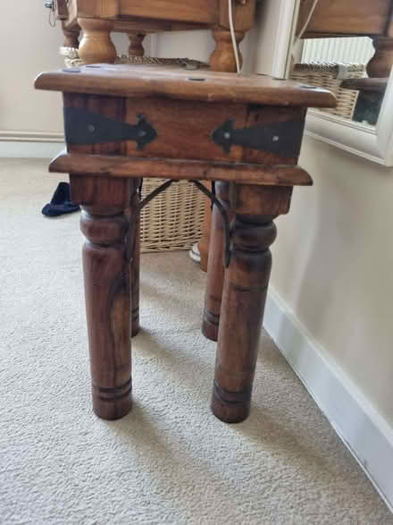 Photo of free Wooden indian side tables (North Cheam SM3) #2