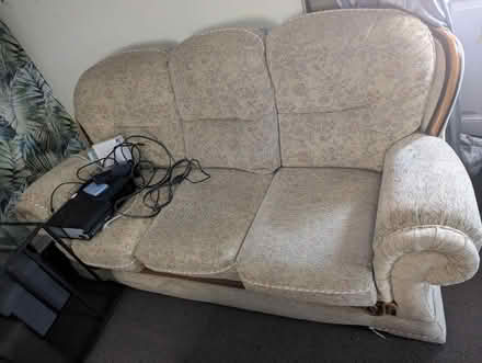 Photo of free Outside now - 3 Seater Sofa (Bilton Road CV22) #1