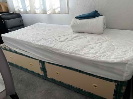 Photo of free Single Devan Bed with mattress (Brockworth GL3, Gloucester) #3