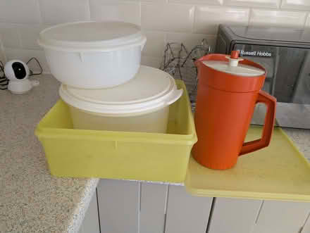 Photo of free Box of different sized plastic tubs (Rothwell LS26) #2