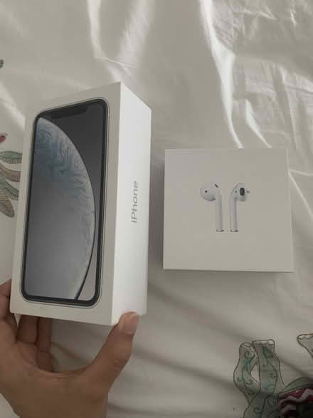Photo of free Apple iPhone XR and AirPods BOX (Canning Town) #1