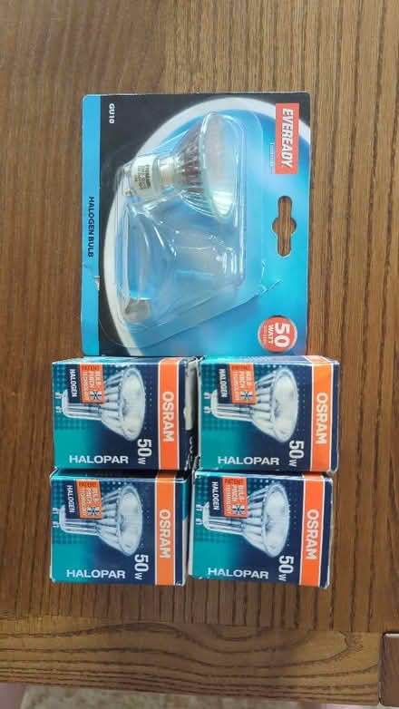 Photo of free 50 watt GU10 halogen bulbs (Kenilworth CV8) #1