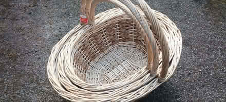 Photo of free Three lovely wicker baskets (Hinckley LE10) #1