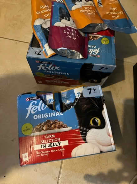 Photo of free Cat food wet + some dried kibbles (SW8) #1