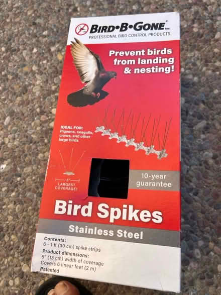 Photo of free Bird Spikes (Livermore near Lowe’s) #1